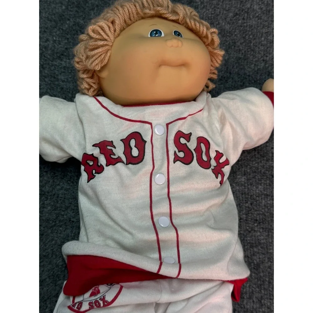 1982 Cabbage Patch Kids MLB Boston Red Sox Doll‎ Coleco – Vintage No Hat